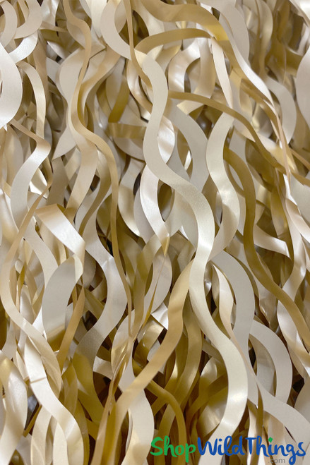 Matte Gold Foil Curtain Backdrops Party Decor ShopWildThings.com