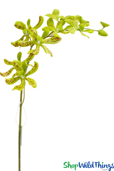 Artificial Orchid Spray, Spotted Orchid Bendable Floral Stem, Faux Wedding & Event Flowers | ShopWildThings.com