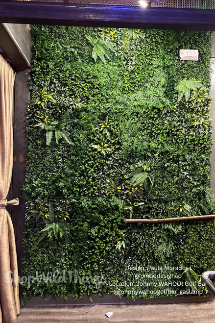 ShopWildThings Lifelike Greenery Wall Panels Add Dimension and Lively Texture to Plain Walls