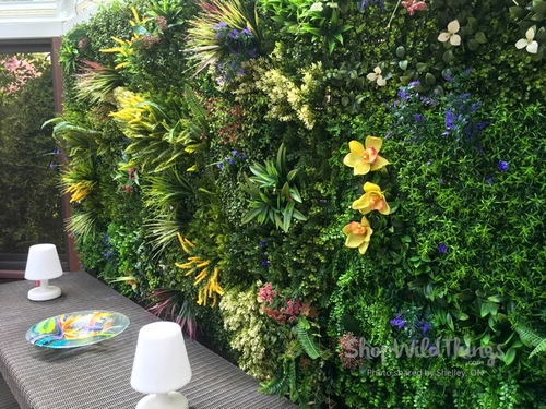 ShopWildThings Landscape Backdrop Walls are So Lush and Lively, Filled with a Variety of Artificial Foliage