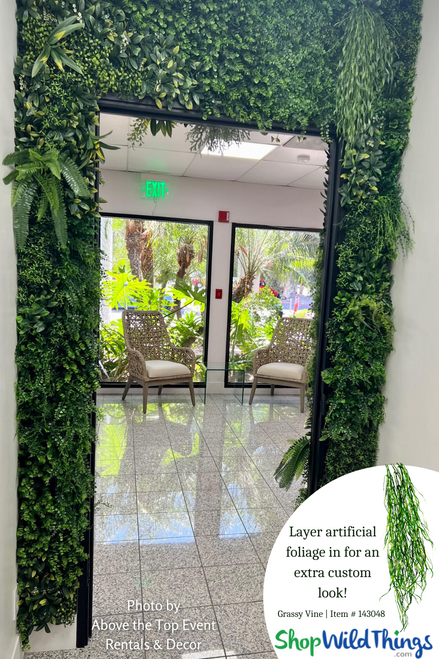 Create Your Own One Of A Kind Look Mixing Greenery Sprays With ShopWildThings Incredible Foliage Wall Mats