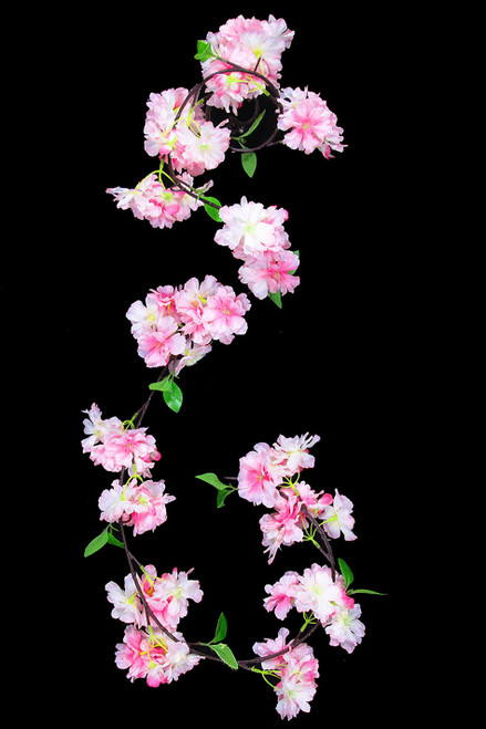 Pink Floral Garland for Hanging Ceilings and Backdrops ShopWildThings.com