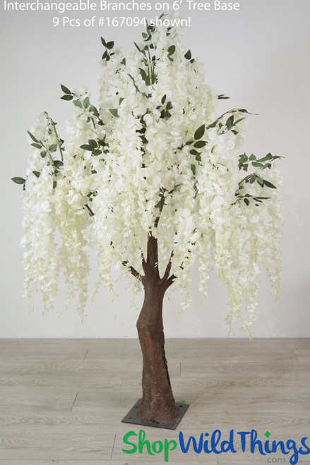 Wisteria Branches Artificial Tree Parts for Bases ShopWildThings.com