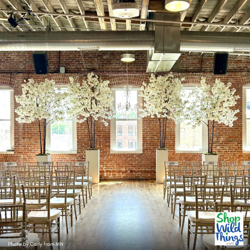 Design Flexibility at Your Fingertips! Switch up your event decor in seconds with Interchangeable Replacement Branches by ShopWildThings.com! Many of our Artificial Flowering Trees are compatible with this collection of branches, offering endless possibilities, without the hassle of having to buy a new tree for every client's design needs.
Large Artificial Flowering Trees for Parties, Weddings, and Events
