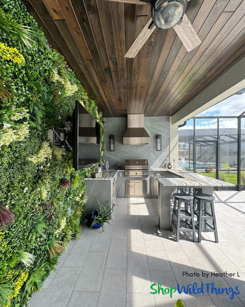 Garden Daydream Greenery Plant Wall Landscape Panel