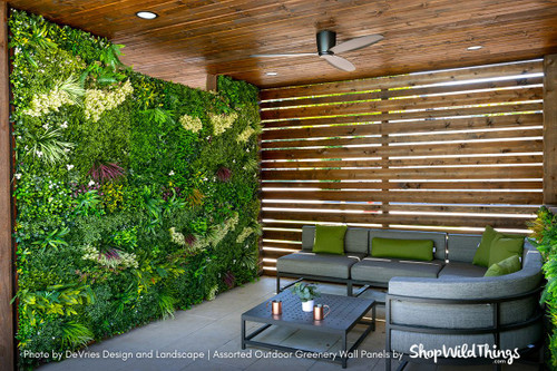 Garden Daydream Greenery Plant Wall Landscape Panel