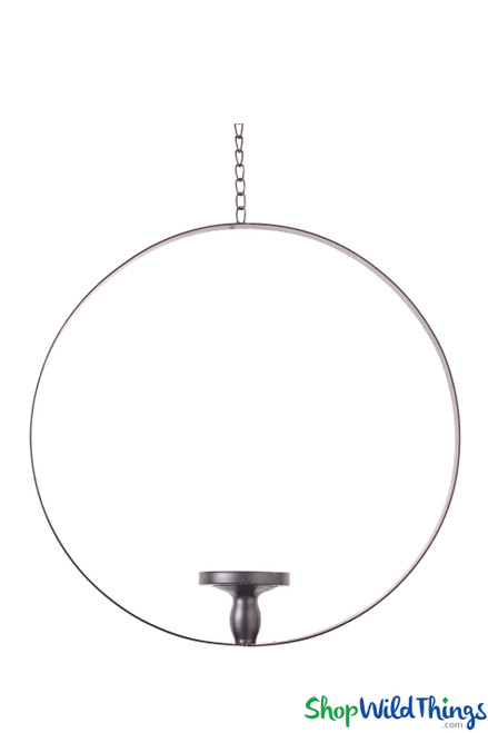 Hanging Sphere Candle Ring Circle for Candles and Floral Design ShopWildThings