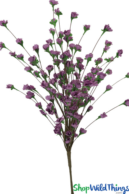 花卉86 Bendable Spray Faux Purple Flowers|ShopWildThings.com