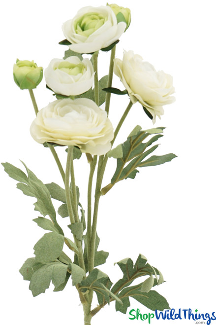 Cream Silk Ranunculus Spray | ShopWildThings.com