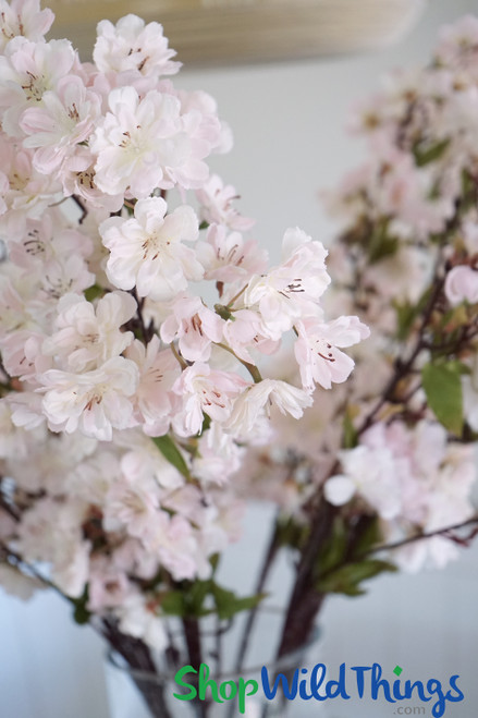 Light Pink Floral Spray ShopWildthings Realistic Tall Vase Flowers