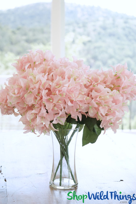 Pink Bougainvillea Silk Spray of Flowers for Centerpieces and Vases ShopWildThings
