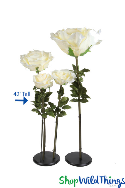 ShopWildThings Lifesize Ivory Flowers Come in Several Sizes and Colors