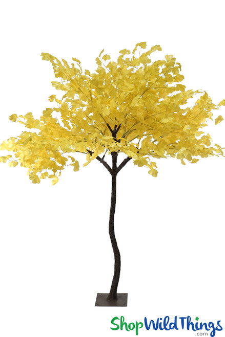 Yellow Leaves Tree Artificial Floral Decoration for Parties and Events ShopWildThings.com
