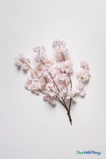 Artificial Pink and White Dogwood Interchangeable Branch 32" L | ShopWildThings.com