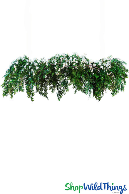 The Atrium" Suspended Greenery & Floral Display 6' W x 14' L | ShopWildThings