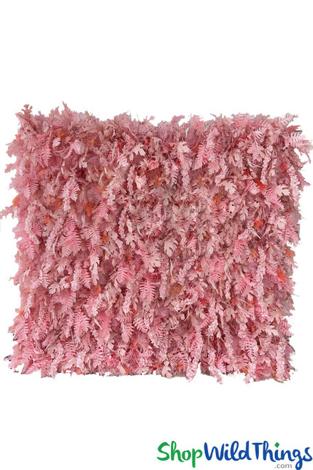 Pink Leave Fabric Backed Ready to Hang wall ShopWildThings.com