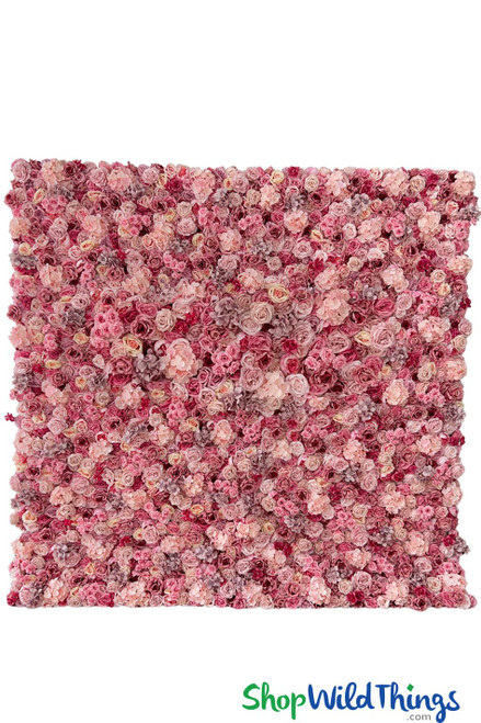 Pink & Purple Floral Fantasy Super Premium Fabric Backed 8' x8