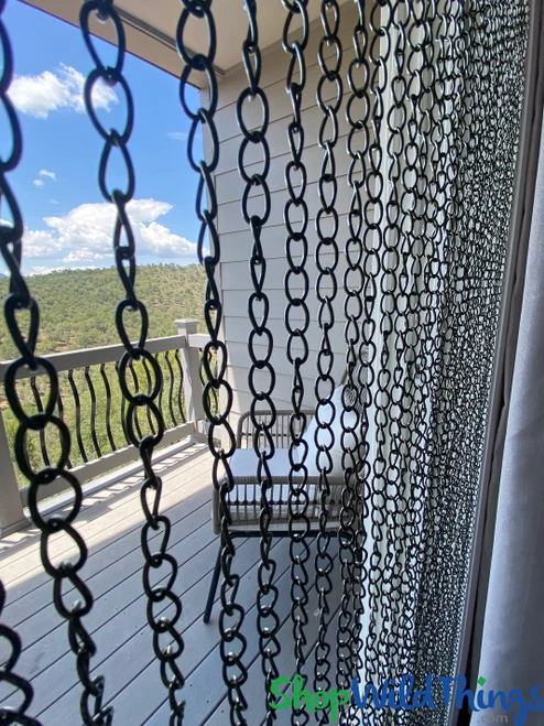 Fly and Bug Screen Beaded Curtain for Patio Doors ShopWildThings.com