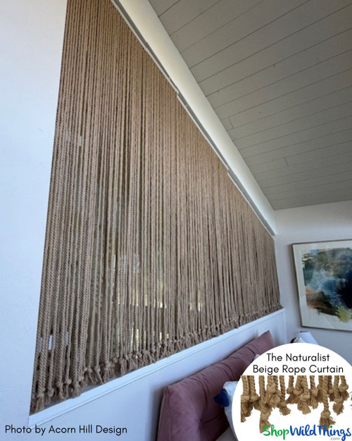 Bring coastal charm to your bedroom with "The Naturalist" cotton fiber rope curtains. Perfect for adding texture and a relaxed vibe, these versatile panels complement beach-inspired, boho, or rustic interiors. Find "The Naturalist" and more unique decor essentials at ShopWildThings.com to complete your design vision.
#RopeCurtains #CoastalDecor #BedRoomInspiration #ShopWildThings #BohoDecor #HomeStyleIdeas