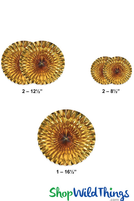 Metallic Foil Wall Decor for Parties and Event Decoration