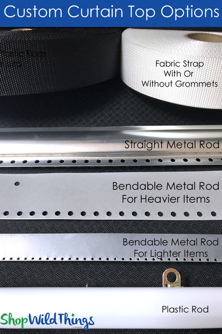Custom Top Options for Beaded Curtains