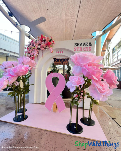 Honor strength, celebrate courage! Our Jumbo Oversized Pink Roses from ShopWildThings.com are perfect for Breast Cancer Awareness events. Available in multiple colors, they represent unity and hope. Let’s bloom brighter together. #PinkStrength #FloralCourage #ShopWildThings