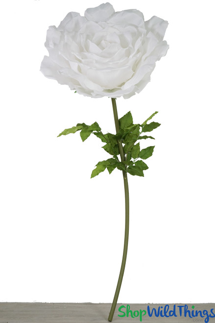 Amazing GIANT Oversized White Artificial Roses Come in Several Sizes and in Multiple Colors ShopWildThings