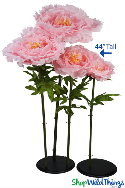 Pink Lifesize Peony Flowers Come in Several Sizes and Colors ShopWildThings