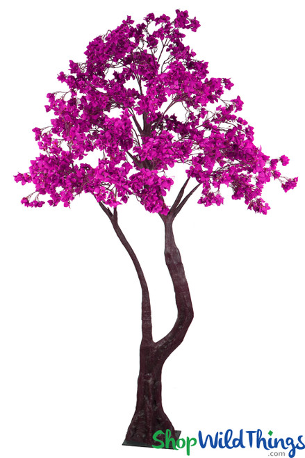 Artificial Fuchsia Pink Flowering Oversized Tree with Buds, 10