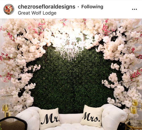 Faux Silk Flower Sprays, White Orchids for Centerpieces, Arches, Gazebos & Arbors by ShopWildThings.com