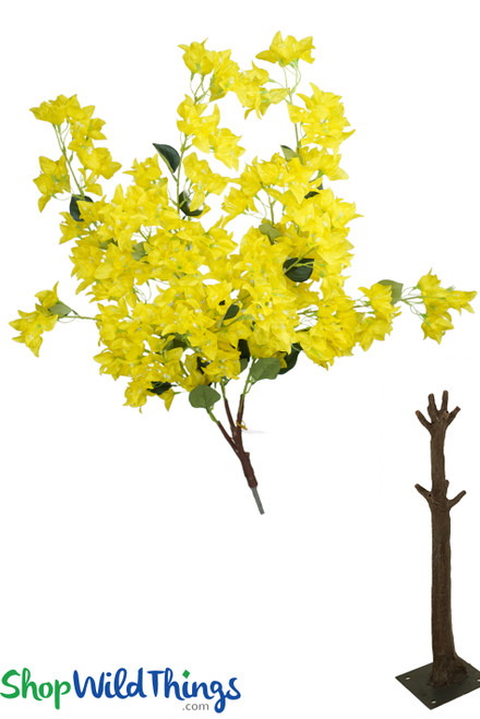 Extra Full Yellow Bougainvillea Flowering Tree Branch