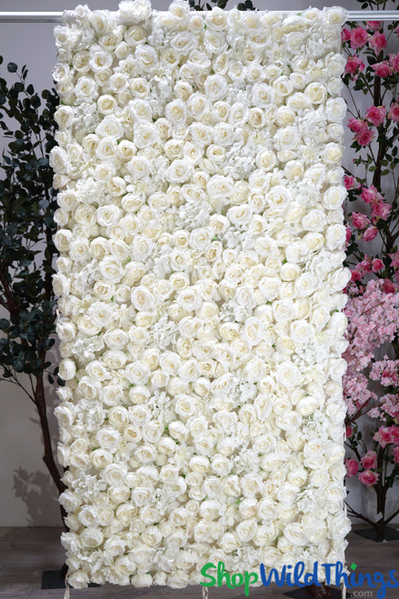 White Rose, Peony & Hydrangea XL Super Premium Floral Backdrop