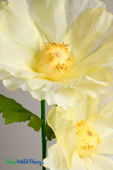 Yellow Giant Poppies for Party Decor, Props and Retail Spaces | ShopWildThings.com