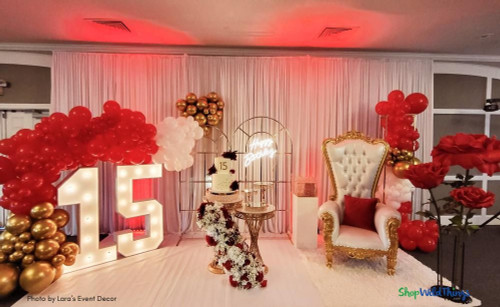 Make a statement: Dramatic Giant Red Roses for unforgettable events – Giant Red Roses and Peonies by ShopWildThings.com