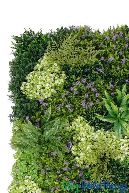 Realistic Garden Greenery Wall backrop Faux Living Walls ShopWildThings.com