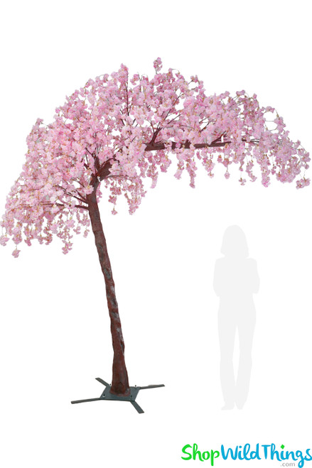 桜木　飾り Pink Flowering Cherry Blossom Wedding Tree | 10.5'H x 8'W