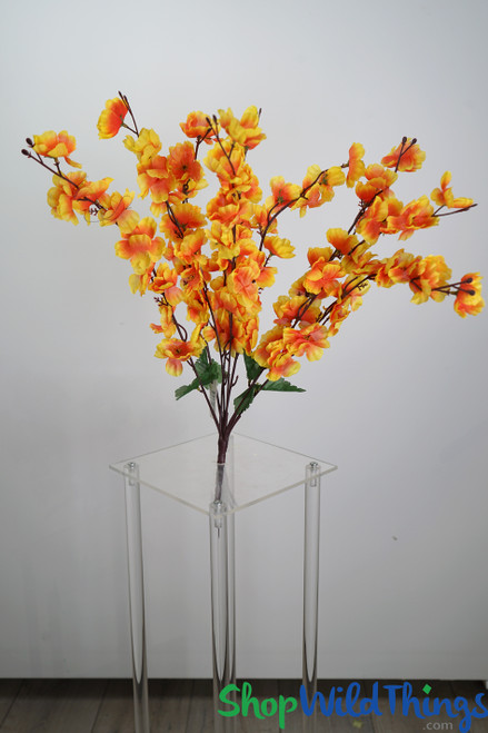 Orange Dogwood Blossom Branch Bouquet