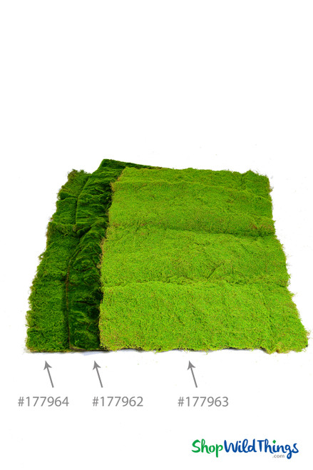 Artificial Realistic Magic Moss Light Green Wall Pad 39" by 78" by ShopWildThings.com