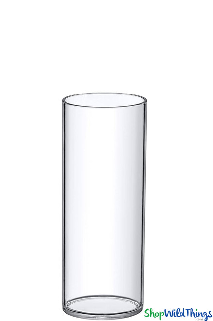 4" x 12" Acrylic Cylinder Vase - ShopWildThings.com