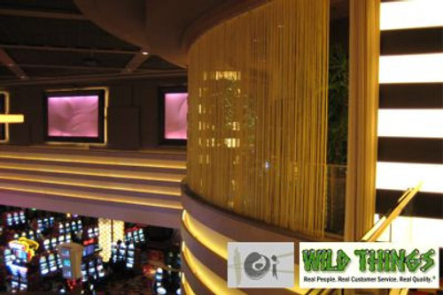 Custom String Curtains in Any Length Create Backdrops for Stages, Photo Shoots and Trade Show Booths by ShopWildThings.com