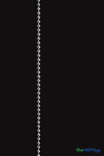 6mm Aluminum S- Fire Rated Ball Chain Curtain - Real Metal - Any Custom Size proof - 1/2" On Center (68 Strands)