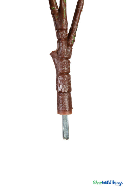 Metal connector base of apple interchangeable branch designed to fit square receivers on interchangeable artificial tree trunks – ShopWildThings