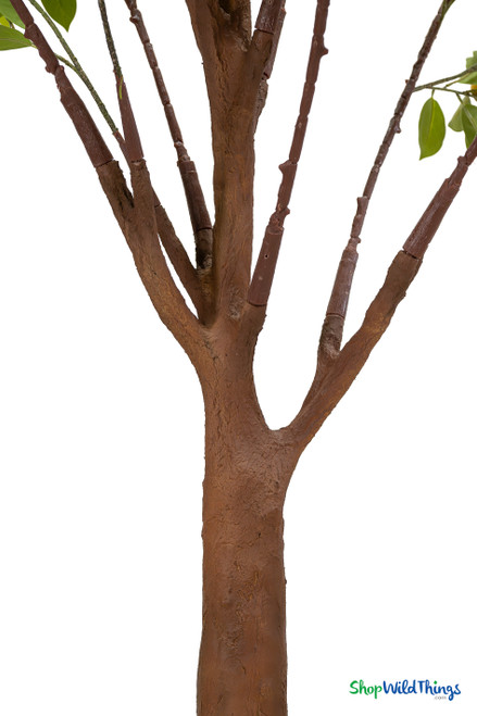 Realistic artificial tree trunk with natural bark texture designed for interchangeable branch event tree systems – ShopWildThings