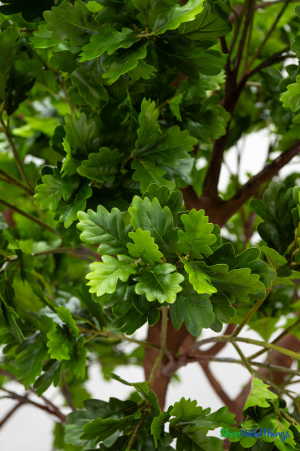 detailed artificial maple leaves with natural color variation and realistic texture on commercial faux tree ShopWildThings