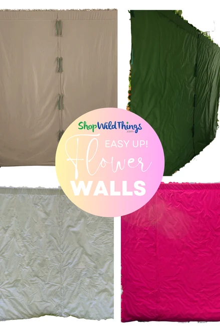 Easy Up Fabric Backdrop Flower Walls ShopWildThings