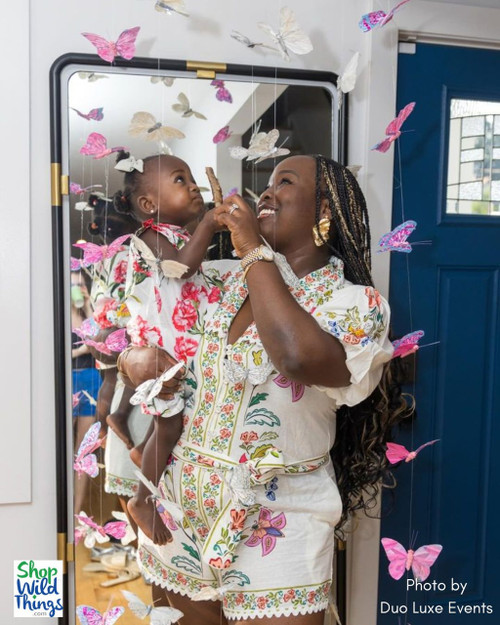 Create Magical Moments with Butterfly Garlands by ShopWildThings.com – Kids Birthday Party Decor