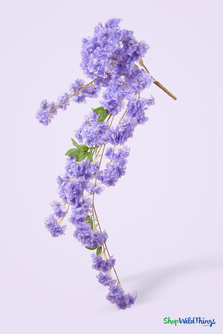 Cascading "Spring Blossom" Spray Bouquet - Lavender 41"