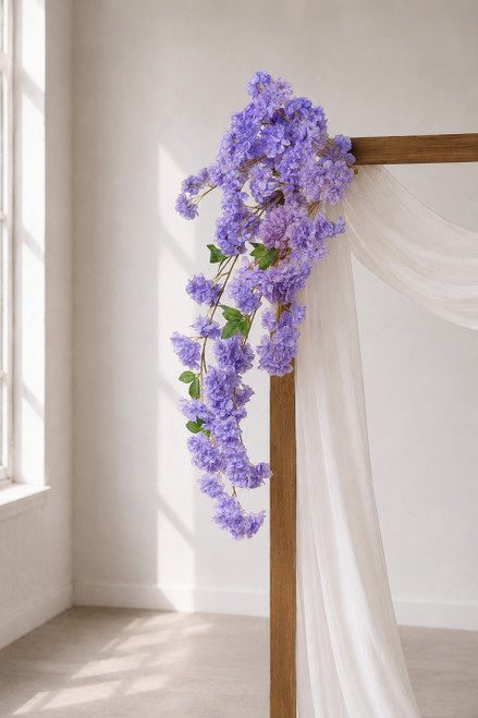 Cascading "Spring Blossom" Spray Bouquet - Lavender 41"