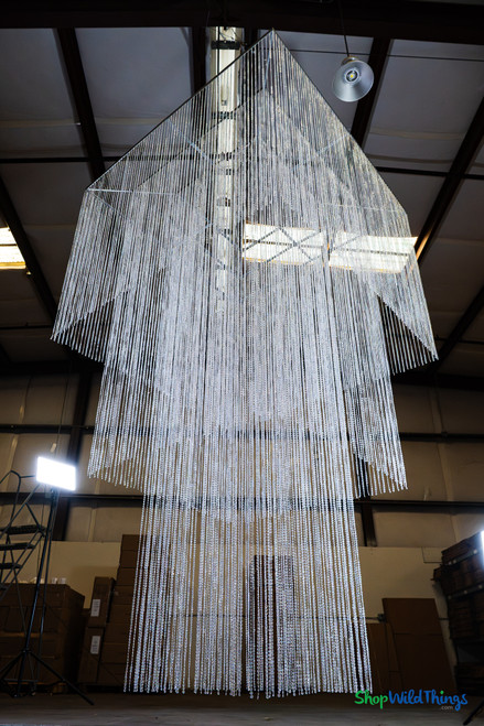 Giant Square Chandelier Frame Custom Props Custom Chandeliers HUGE ShopWildThings.com