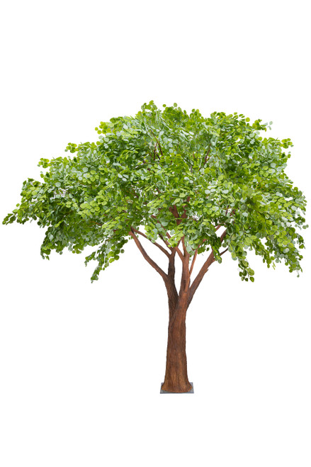 Artificial Lifesize  Light Green Eucalyptus Tree 12 Feet Tall  - ShopWildThings